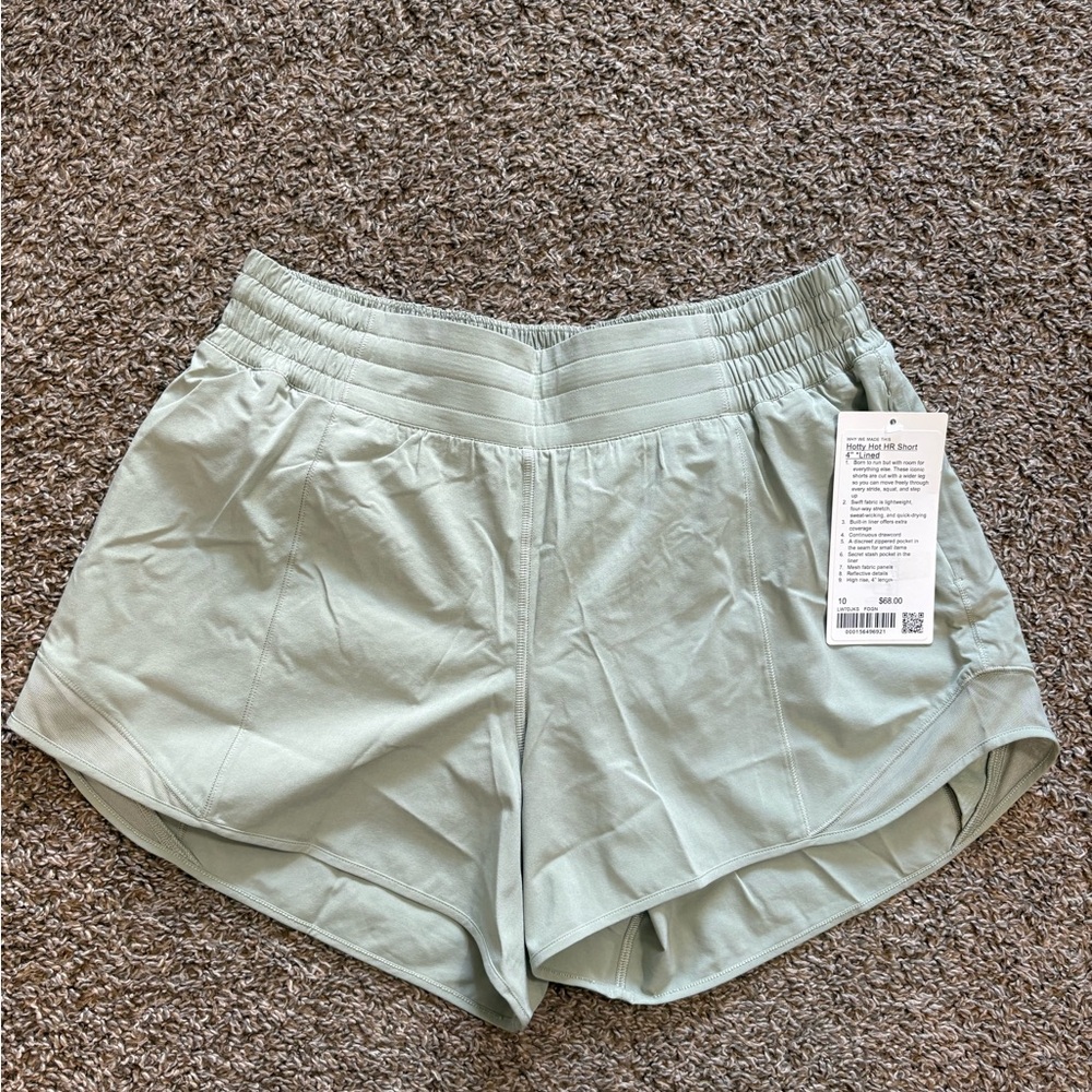 lululemon Hottie Hot  Light Sage Women's Athletic Shorts